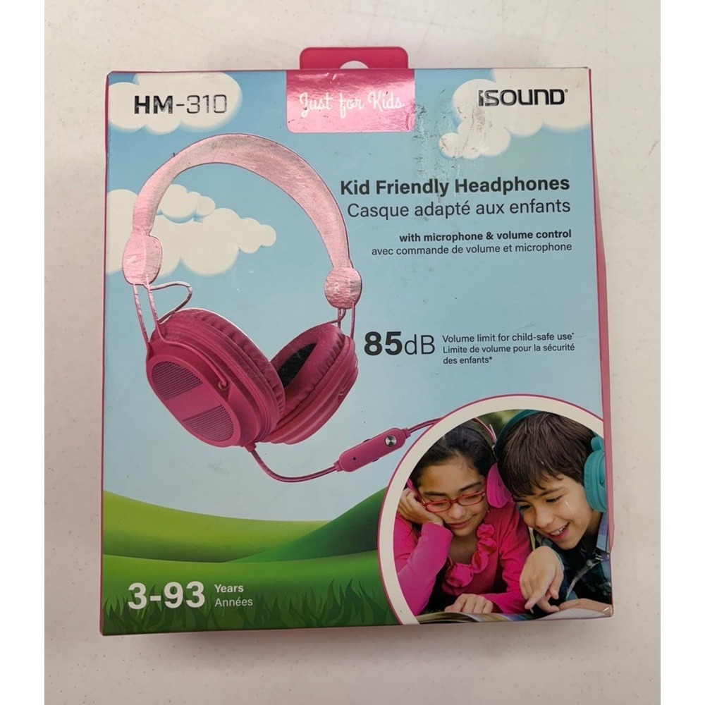 isound Kid Friendly Headphones HM-310 85 dB 3-93 Years Pink